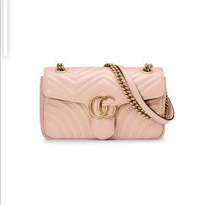 SOLD 💕 Pink GG Marmont Small Shoulder Bag